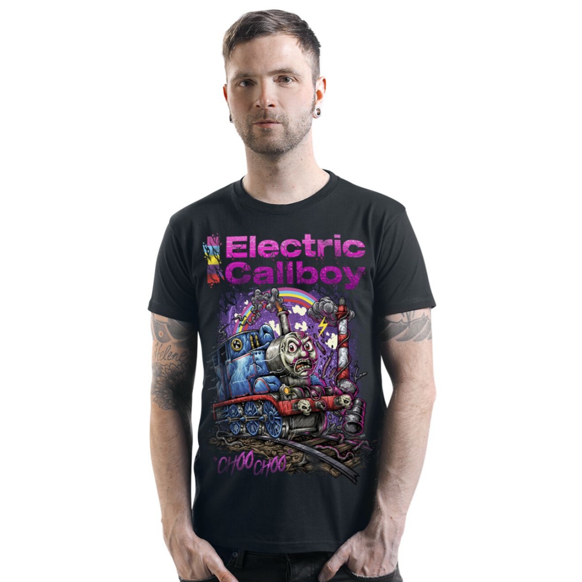 Vintage Fashion Style - Summer Electric Callboy Graphic Cotton T-shirt