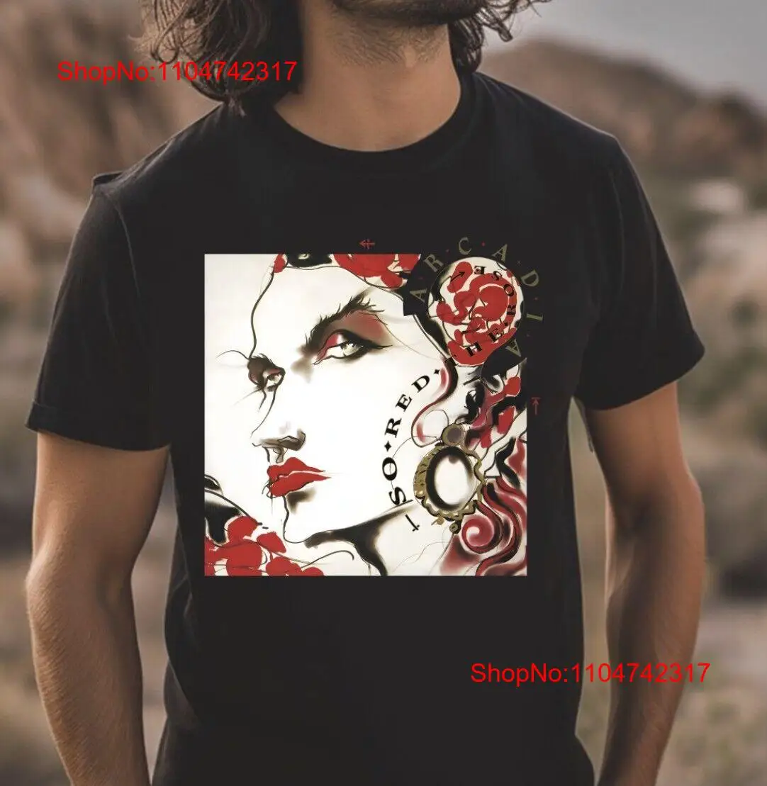Vintage Fashion Jersey - ARCADIA SO RED THE ROSE Black