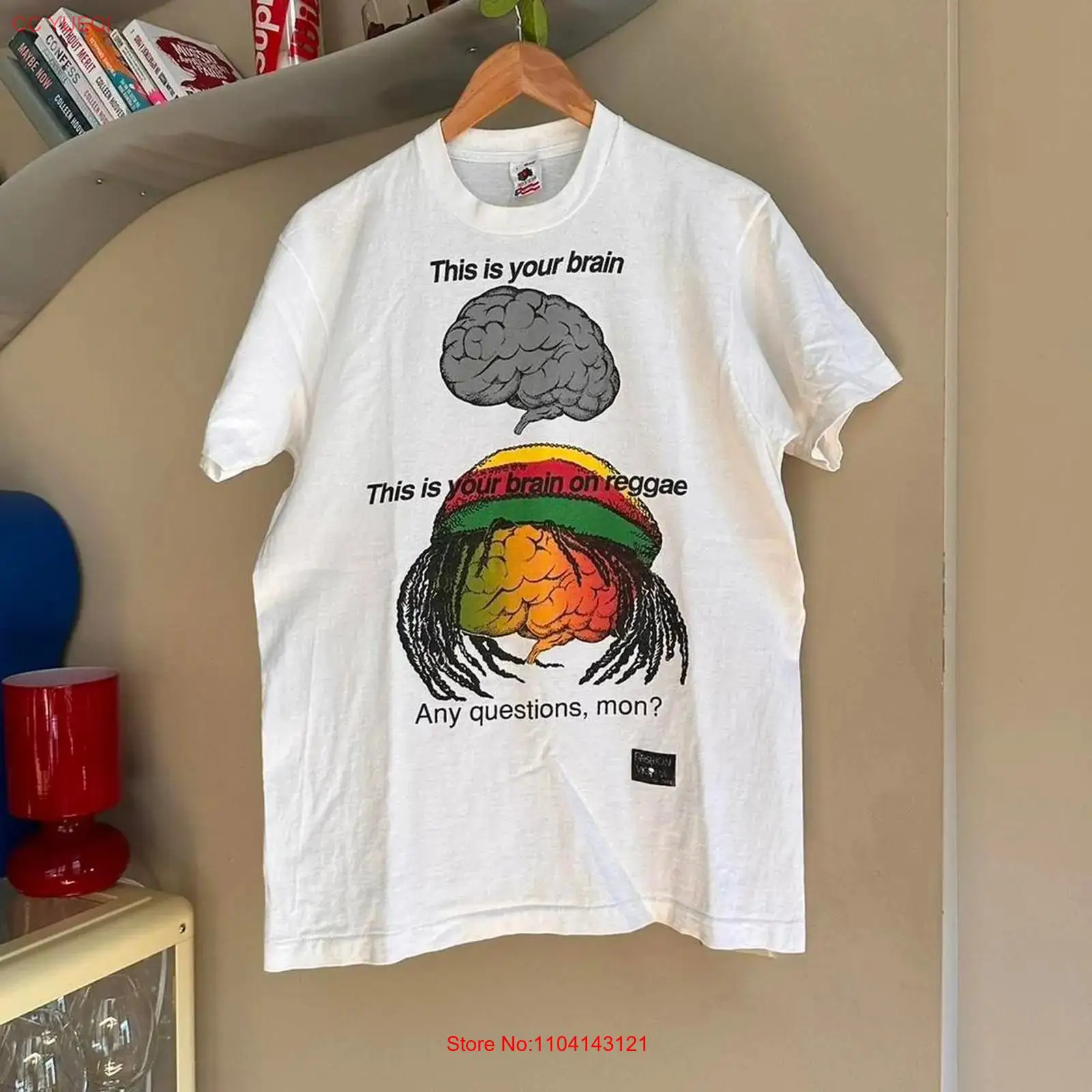 Vintage Fashion Victim - Vintage 1990 Fashion Victim Reggae T
