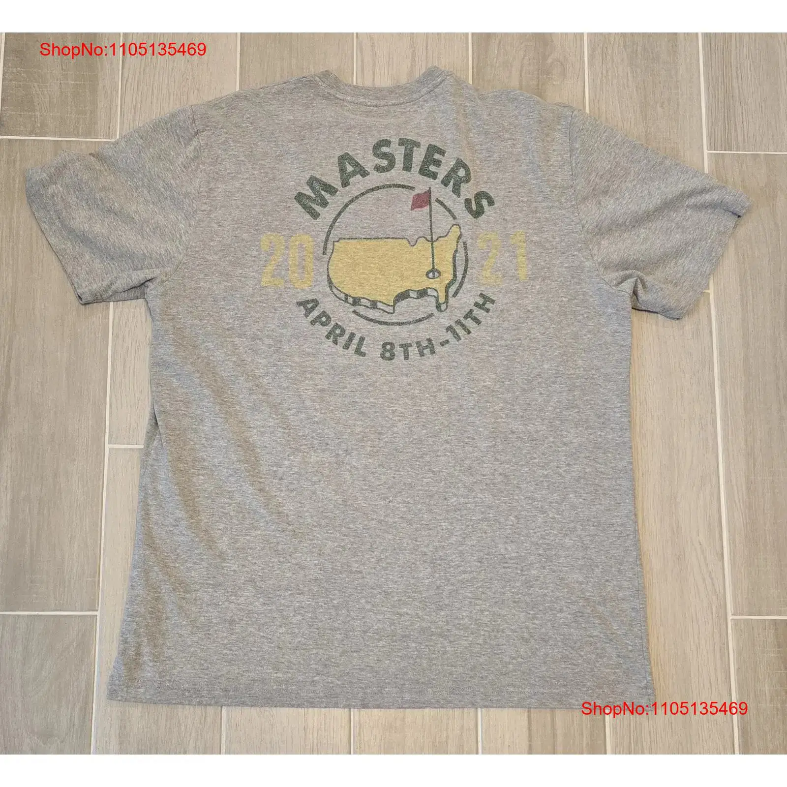 Vintage Fashion Jersey - Masters T Shirt Size XXL Grey