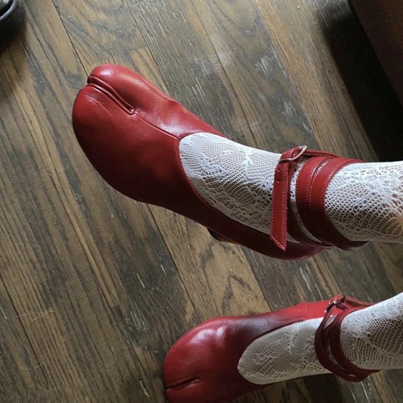 Vintage Fashion Style - 2026 Vintage Spring Fashion Split Toe