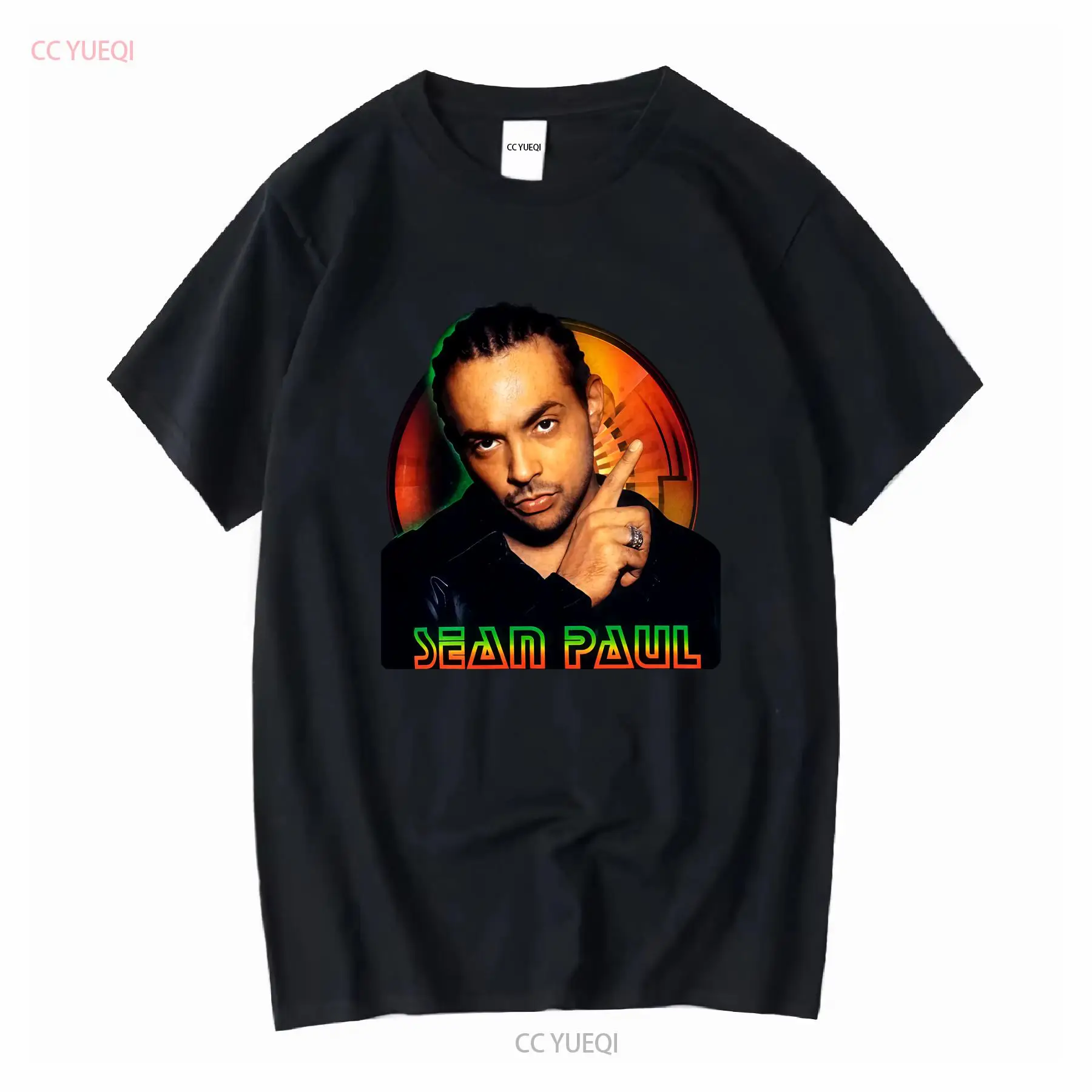 RAPPER Sean Paul black T shirt - огляд і ціна Vintage Fashion Jersey