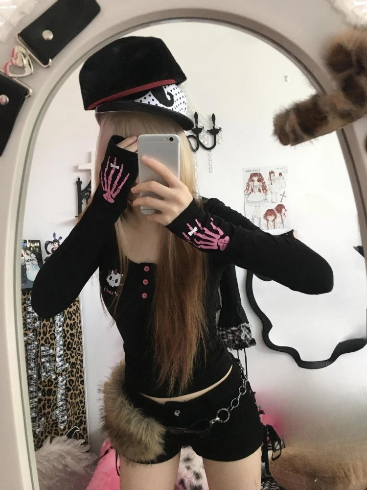 Y2K Vintage Cartoon Print T-Sh - огляд і ціна Vintage Fashion For Women