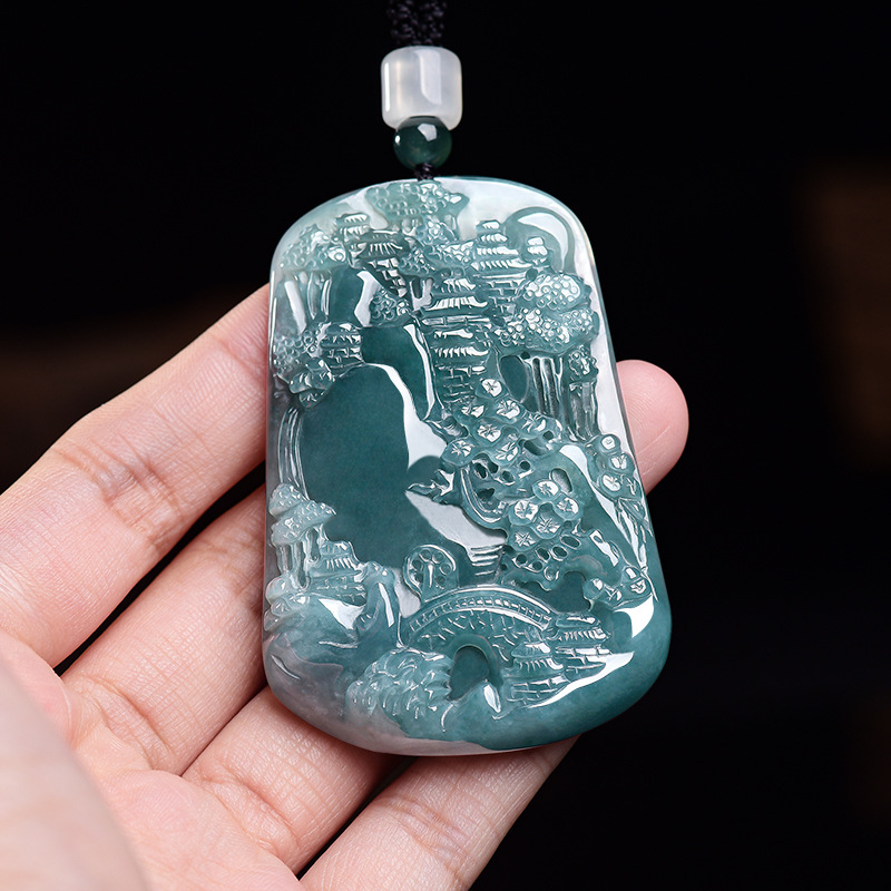 Natural Burmese Jadeite Scener - огляд і ціна Vintage Fashion For Women
