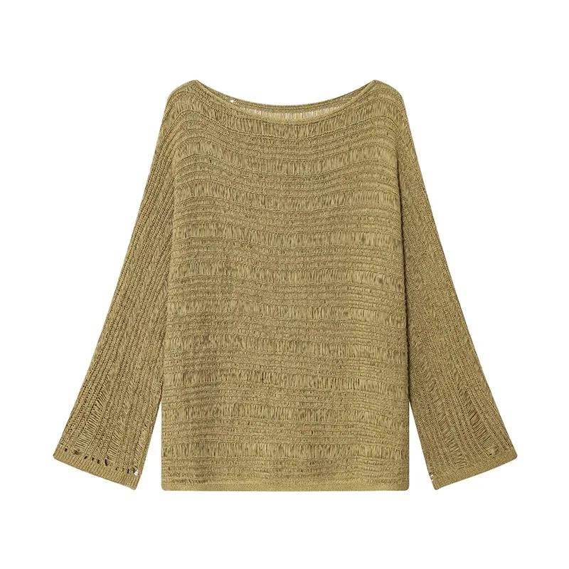 Vintage Boat Neck Knit Sweater - огляд і ціна Vintage Fashion For Women