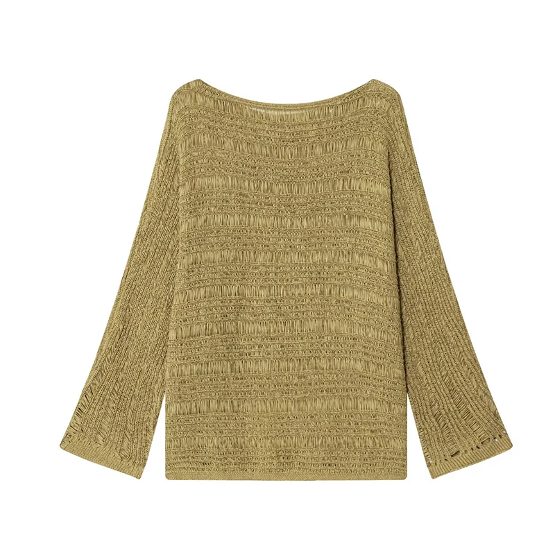 Vintage Boat Neck Knit Sweater - огляд і ціна Vintage Fashion For Women