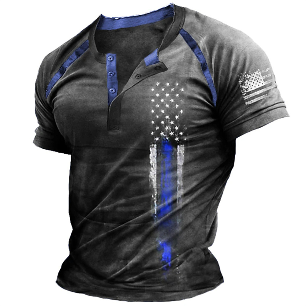 Funny 3D American Flag Print M - огляд і ціна Vintage Fashion Style