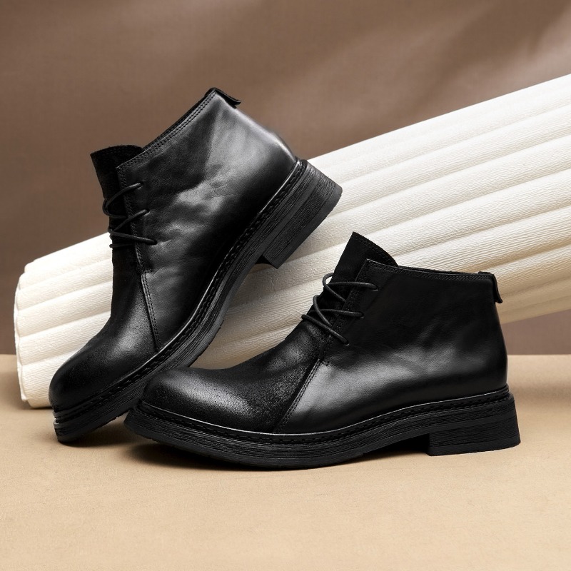 Vintage Mens Genuine Leather B - огляд і ціна Vintage Fashion Style