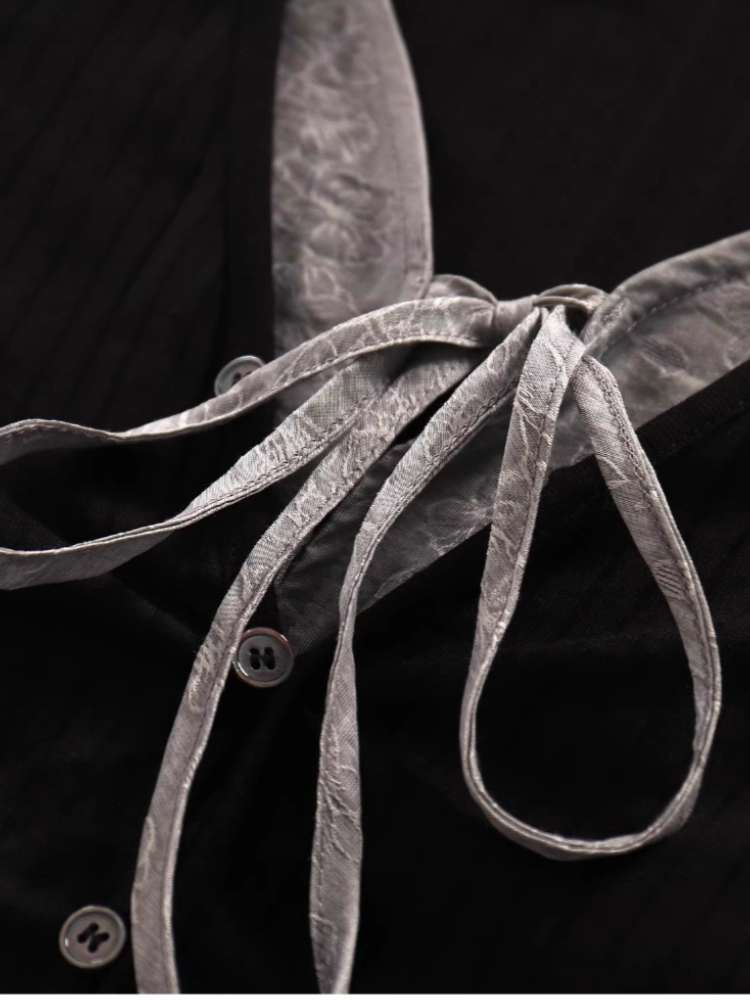 Vintage Contrast Tie Faux 2PCS - огляд і ціна Vintage Fashion Hong Kong
