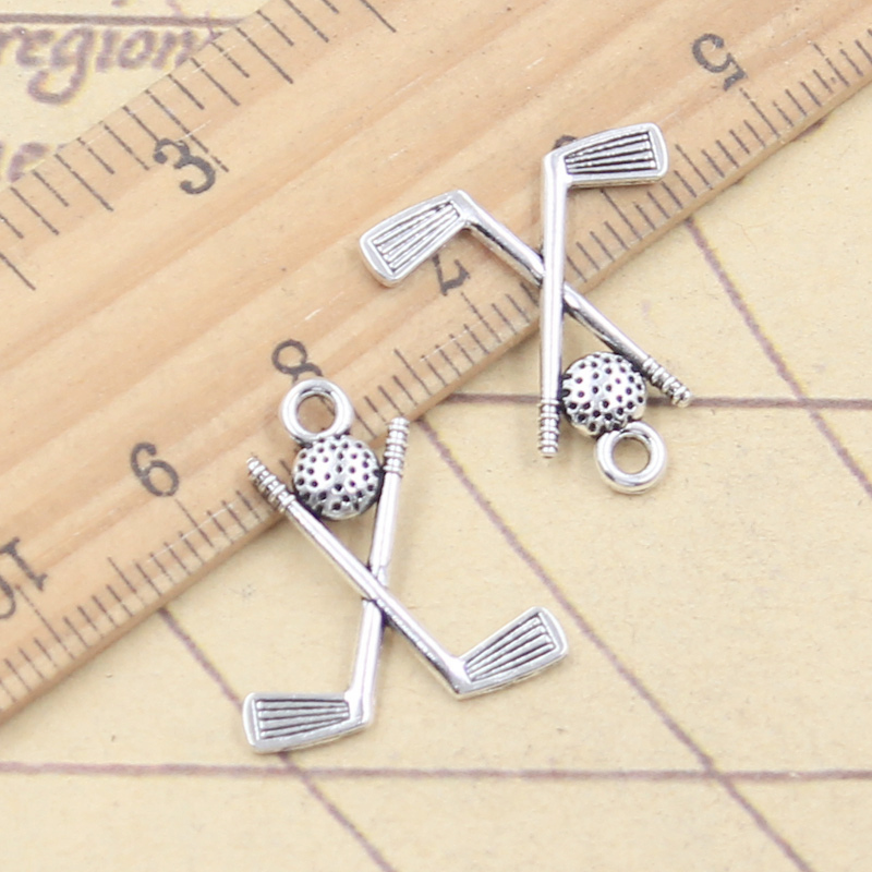 20pcs Charms Hockey Stick Club - огляд і ціна Vintage Fashion Club Photos