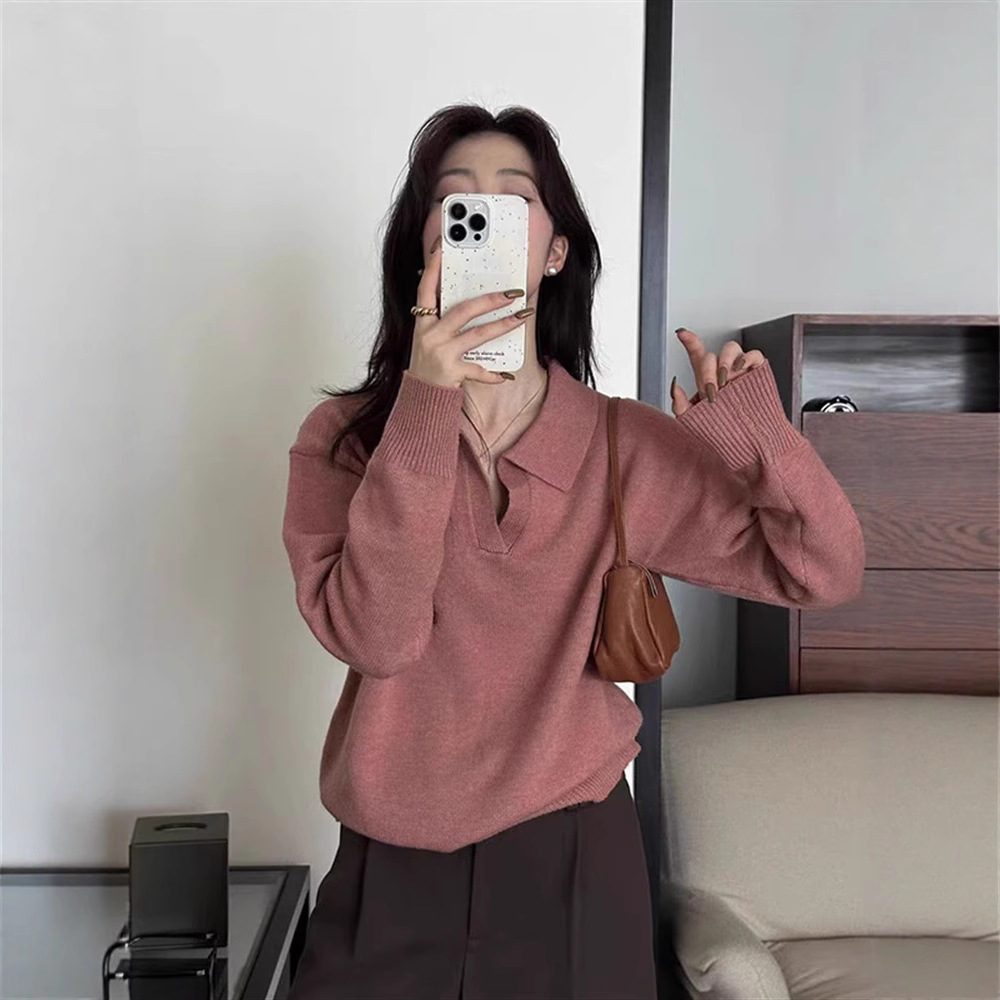Collar sweater for women autum - огляд і ціна Vintage Fashion Hong Kong