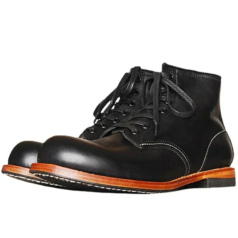 Vintage Men Goodyear-Welted Ge - огляд і ціна Vintage Fashion Style