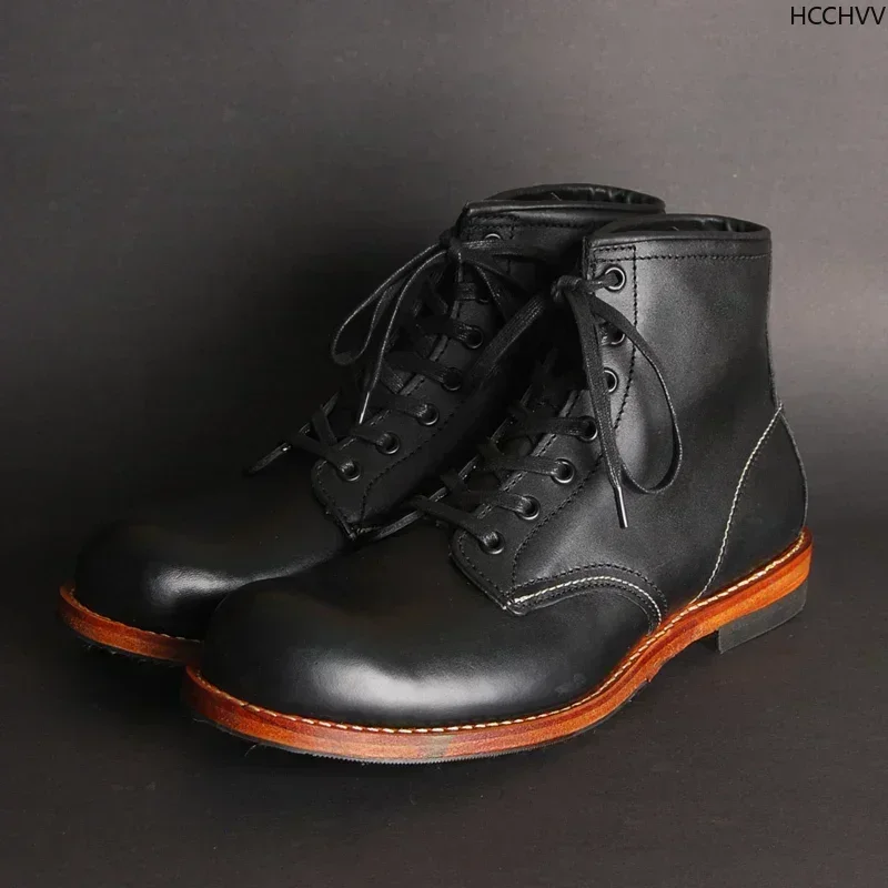 Vintage Men Goodyear-Welted Ge - огляд і ціна Vintage Fashion Style