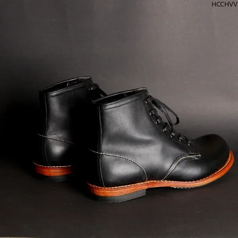 Vintage Men Goodyear-Welted Ge - огляд і ціна Vintage Fashion Style